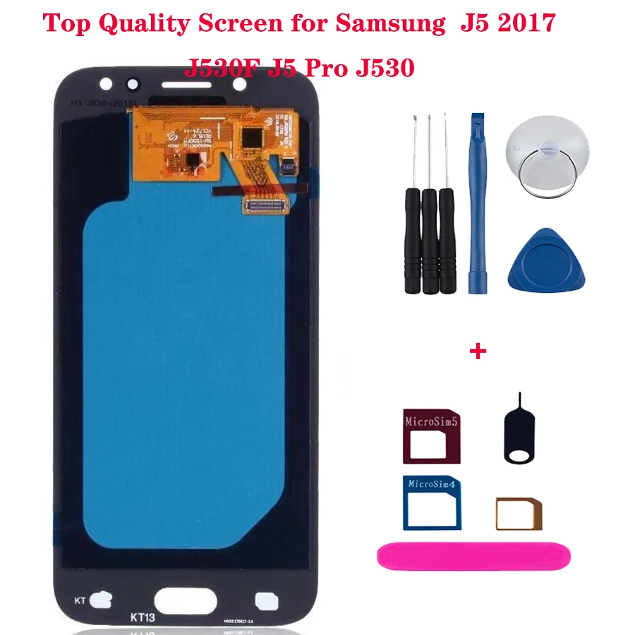 ЖК экран AMOLED/TFT для Samsung J530F J530 J5 2017 Pro сменный сенсорный телефона|Экраны мобильных