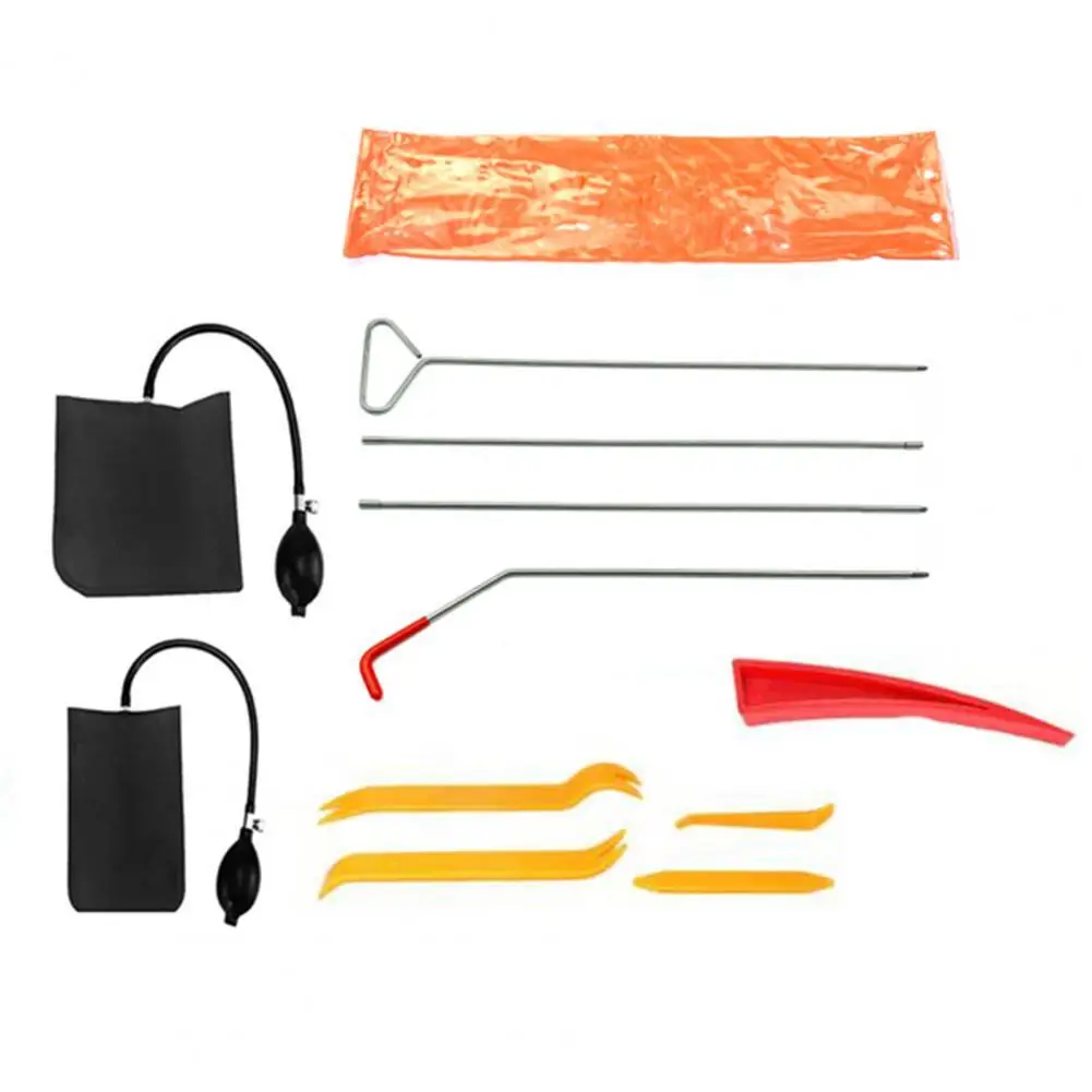 

Long Reach Grabber Car Door Repair Kit Air Pump Hail Pry Hook Automotive Set