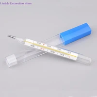 1pc body temperature measurement device armpit glass mercury thermometer home health care product large size screen