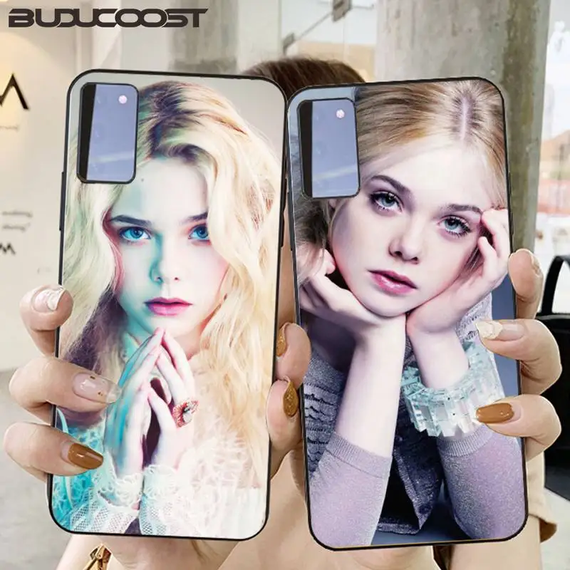 Чехол для телефона Elle Fanning Samsung Galaxy S9 S10 S10E S6 S7 S8 S10lite S20 Plus S5 5G UITRA Edge|Бамперы| |