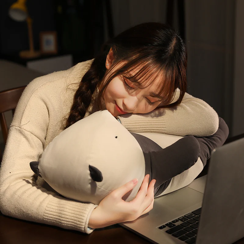 Мягкая игрушечная Подушка панда игрушка в виде милой панды удобный пуховик из