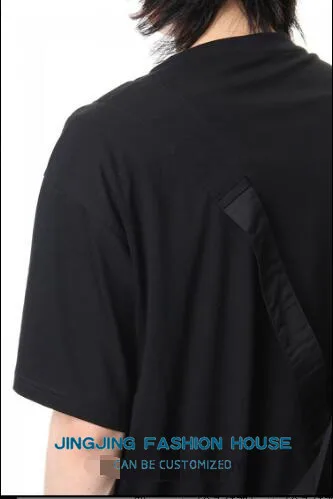 

S-7XL!!Men's casual T-shirt 2020 is loosely connected with black suspenders