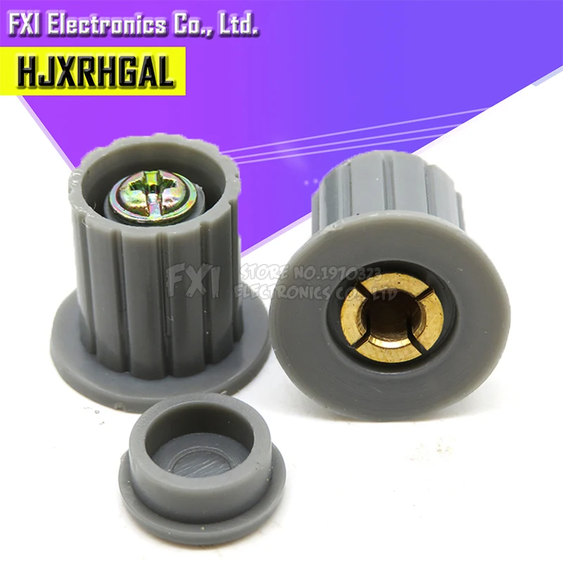 5 шт. серая кнопка крышки подходит для высокого качества WXD3-13-2W-Поверните вокруг специальной ручки потенциометра