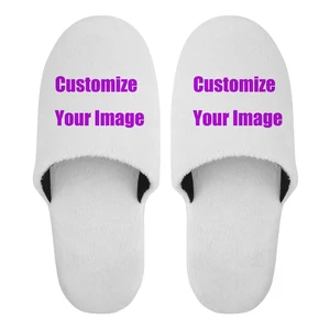 Зимняя обувь по индивидуальному заказу с вашим изображением и логотипом; Мужские теплые тапочки для пар; Оптовая продажа; Домашние мягкие Нескользящие шлепанцы; Прямая поставка