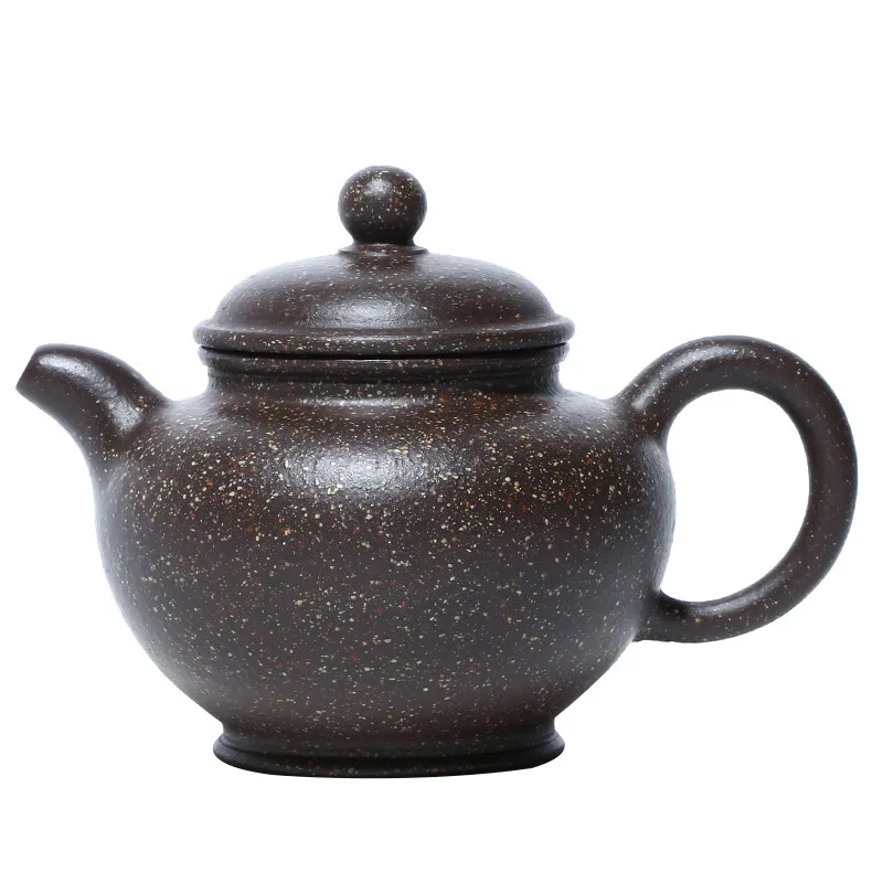 

Yixing Raw Ore Colourful Section Mud Famous Dark-red Enameled Pottery Teapot Manual To Pick Up Only Infusion Of Tea Kettle