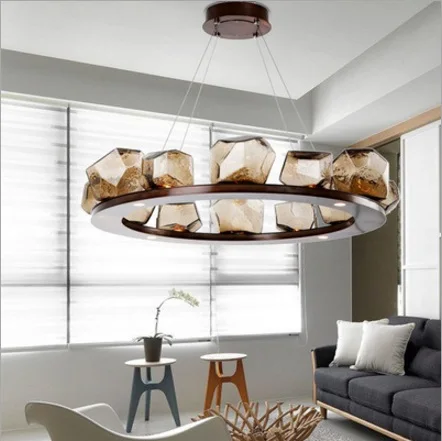 Люстра в скандинавском ретро стиле дизайнерский светильник роскошная вилла