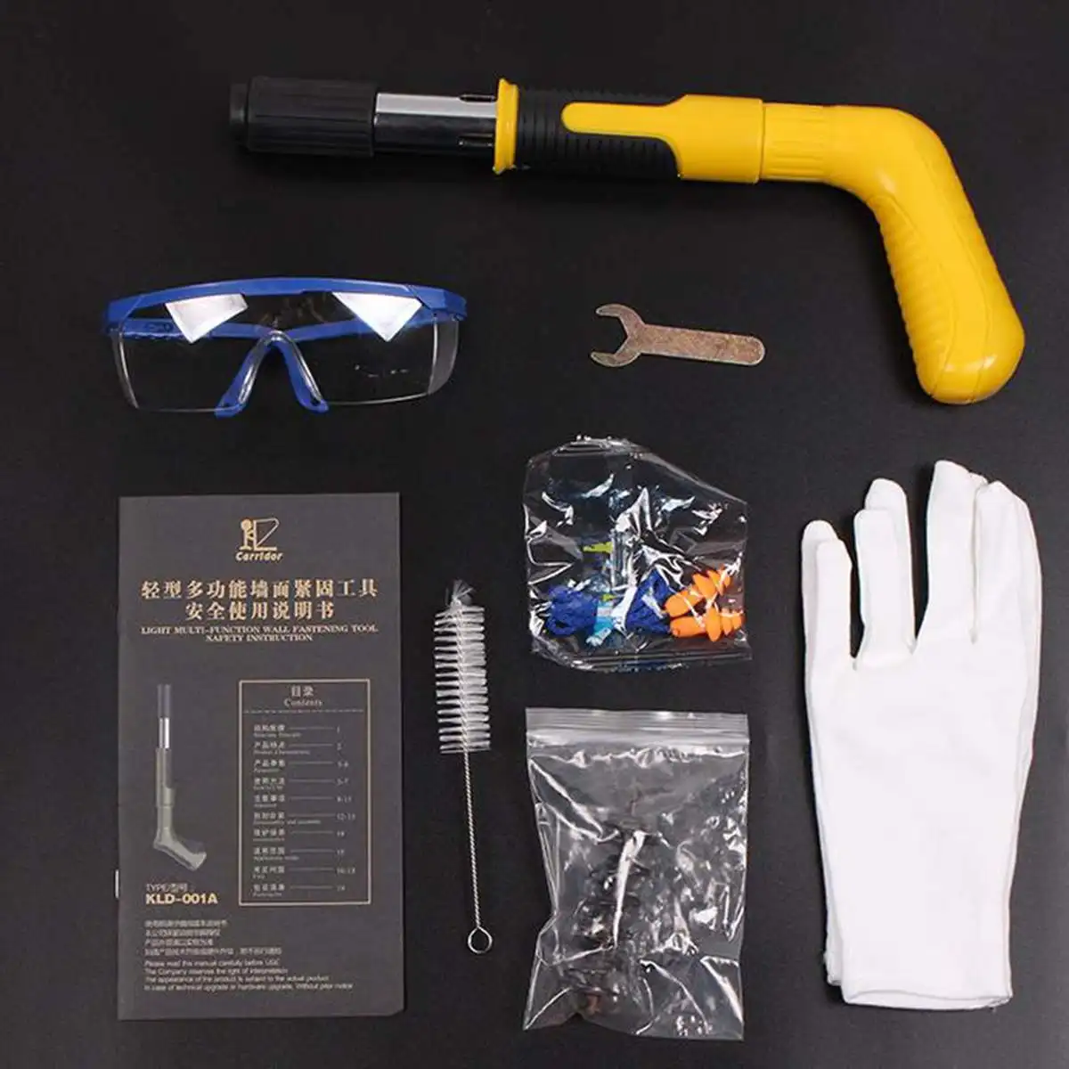 

Nails Guns Rivet Guns Concrete Wall Anchor Wire Slotting Device Decoration Rivet Gun Tufting Gun Wall Fastener Set Power Tools