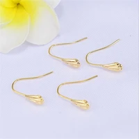 10pcslot new creative real gold color plated brass shell charms earrings settings connectors for diy jewelry making accessories