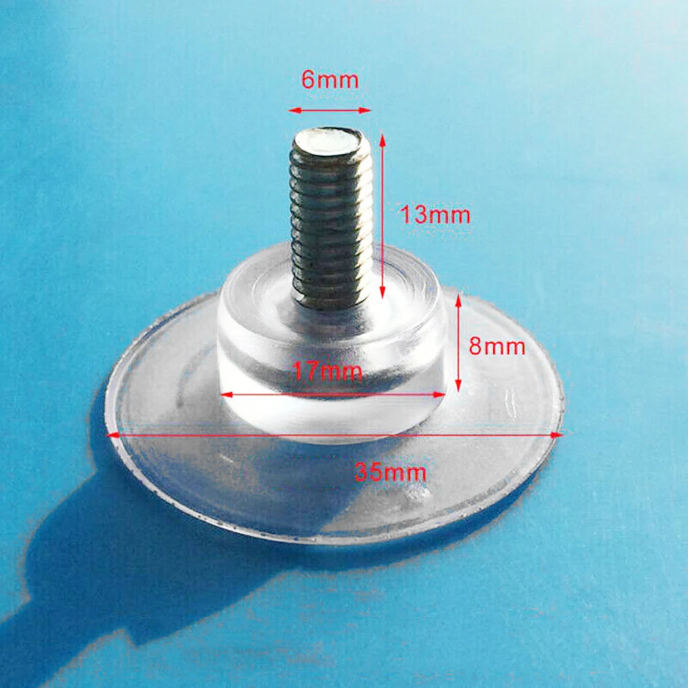 10 шт. резиновая прочная присоска прозрачная пластиковый крючок замена