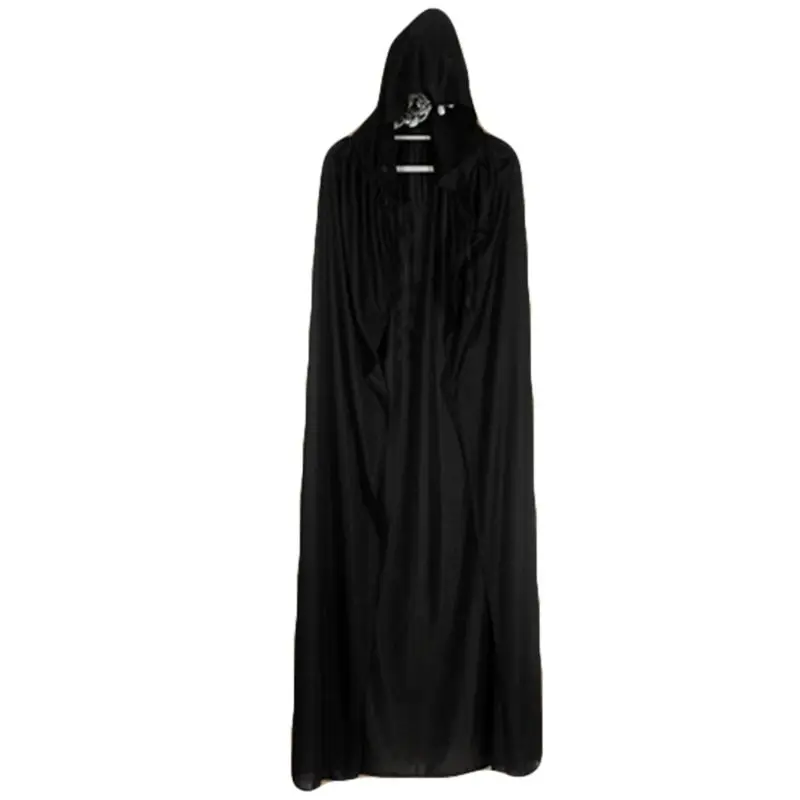 

Unisex Halloween Witch Cloak Reversible Double Layer Vampire Cosplay Hooded Cape