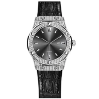curdden 7034 men diamond watches fashion rubber band simple alloy round case business date quartz watch relojes lujo marcas men