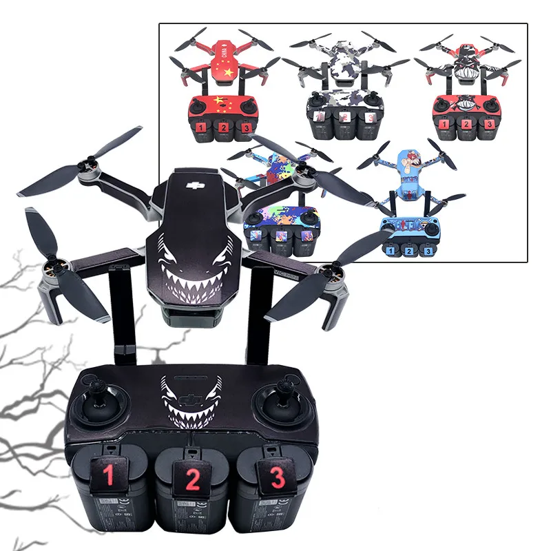 DJI Mavic Mini Royal мини-наклейка на корпус с пультом дистанционного управления все включено защитная пленка флуоресцентная Водонепроницаемая импортная бесшовная Защита от царапин