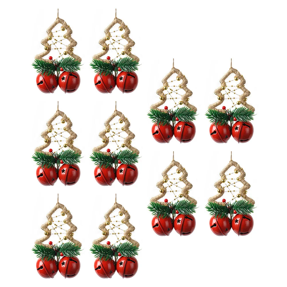 

10 шт., подвесные украшения для рождественской елки