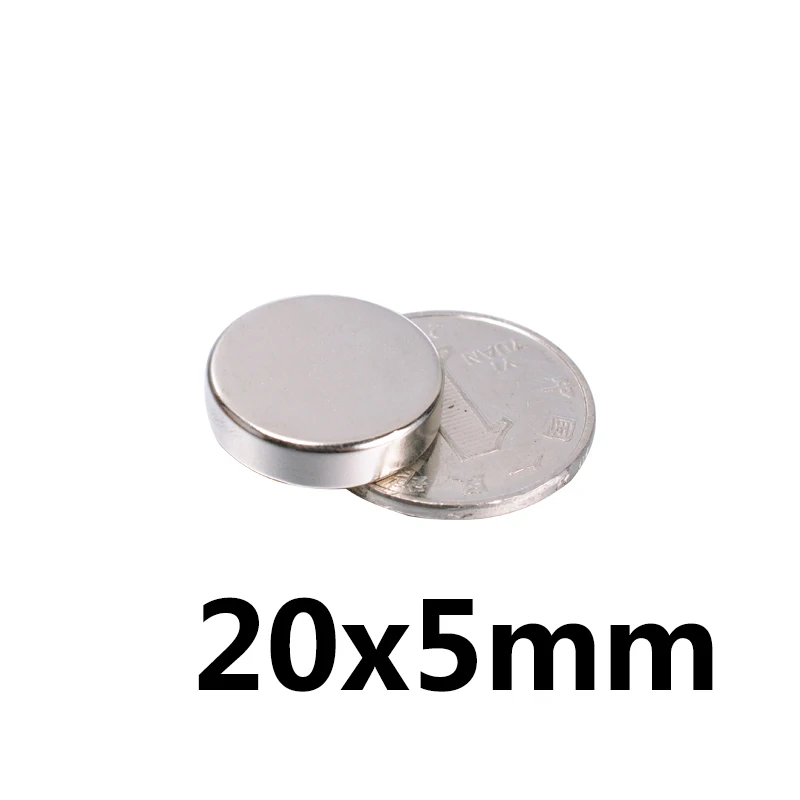 Диск 20x1 20x1,5 20x2 20x3 предмета в комплекте 20x4 20x5 20x10 20x15 20x20 20x30 диск мощный магнит Профессиональный неодимовый редкоземельный сильный N35 - Цвет: 20x5