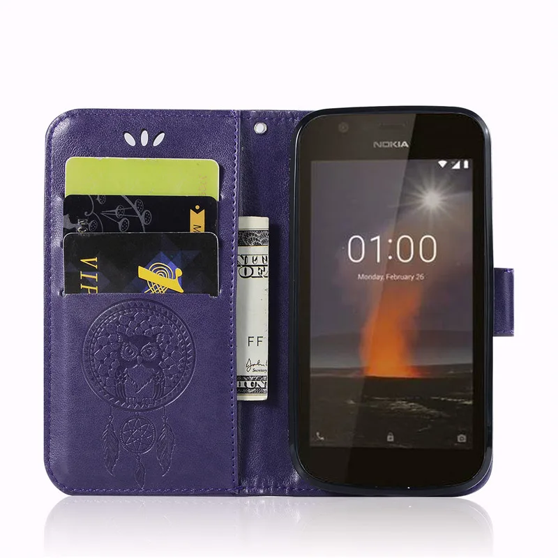 Чехол для Nokia 1 чехол 2018 4 5 дюйма телефона из искусственной кожи Nokia1 TA 1047 1060 1056 1079 1066