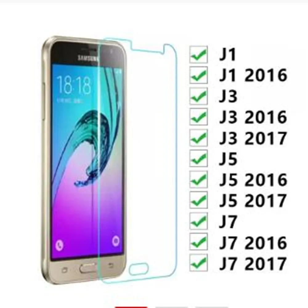 

Защитное стекло для Samsung J1 J3 J5 J7 2016 2017 закаленное стекло на Galaxy J 1 3 5 7 1j 3j 5j 7j 6 Защитная пленка для экрана 9h