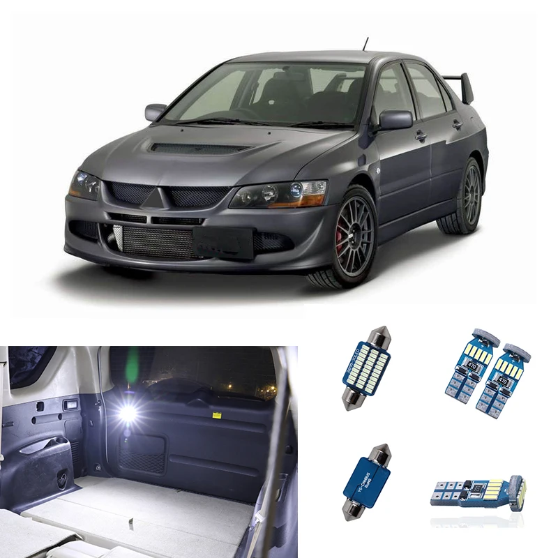 7 шт. автомобильный интерьерный светодиодный комплект лампочек для Mitsubishi Lancer