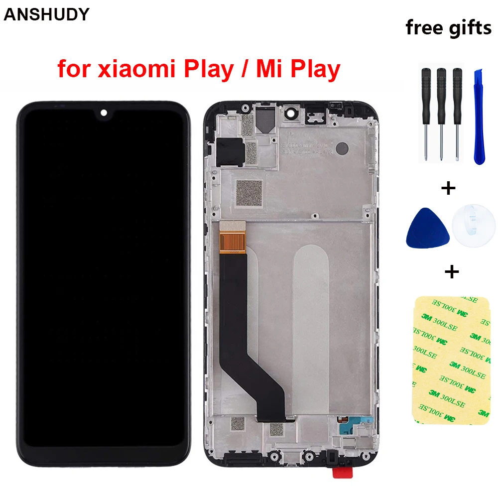 Для xiaomi Play lcd кодирующий преобразователь сенсорного экрана в сборе для mi play