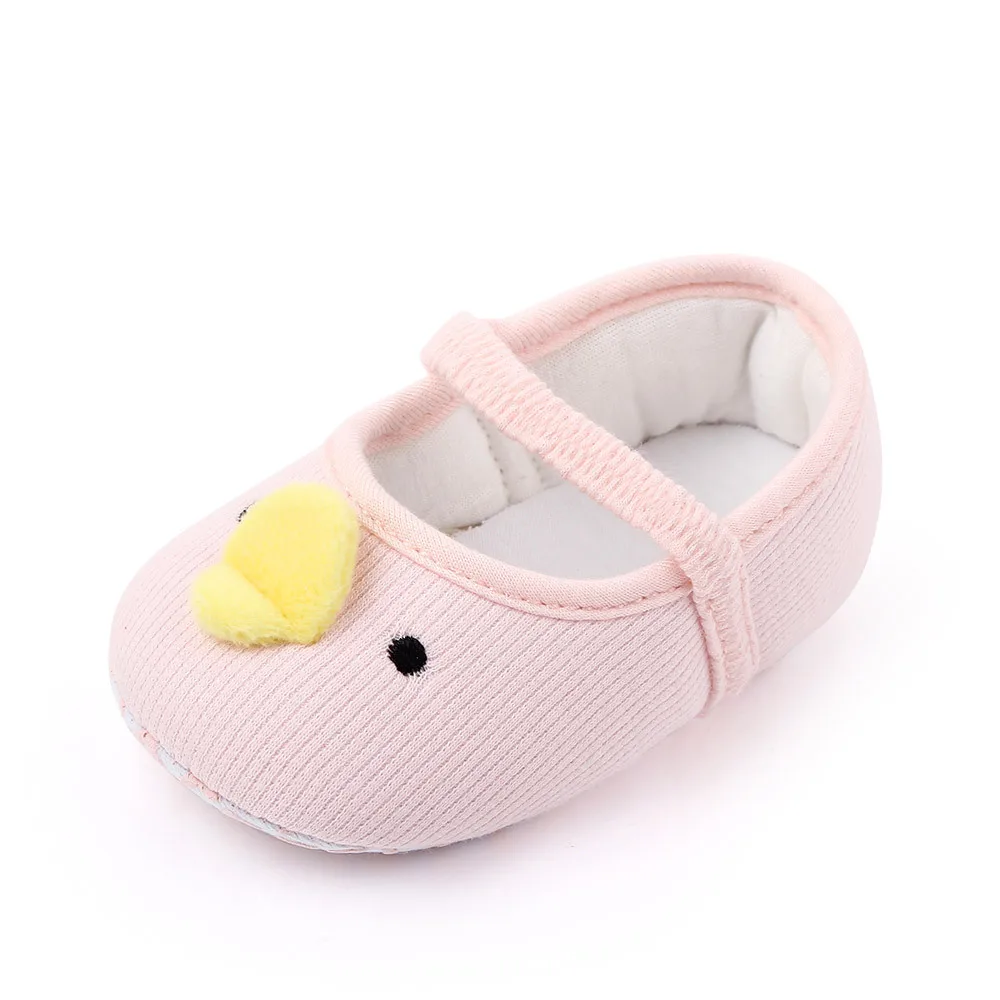 Мягкие кроссовки для новорожденных милые эластичные закрытые Нескользящие с