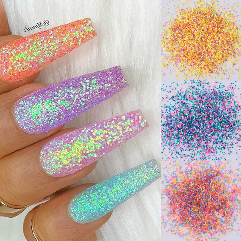 Блеск для ногтей Конфеты Порошок сахар Покрытие эффект порошок хром пигмент Пыль