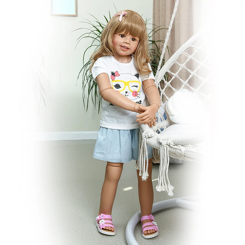 

Детская кукла-Реборн, размер 98 см, на Возраст 3-4 года