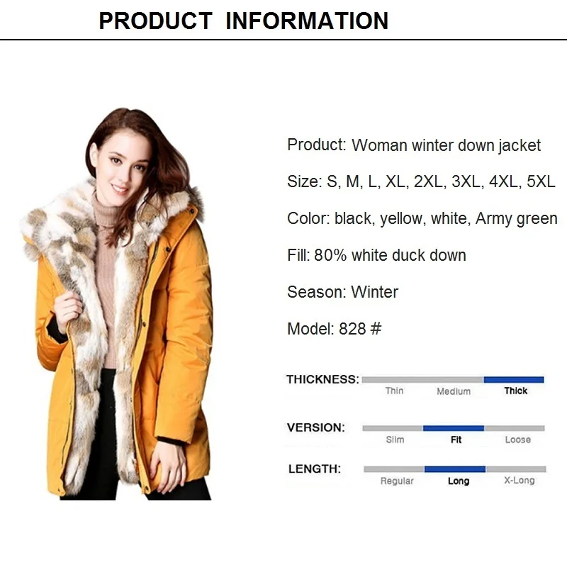 Женская парка с капюшоном зимняя теплая длинная куртка воротником из меха