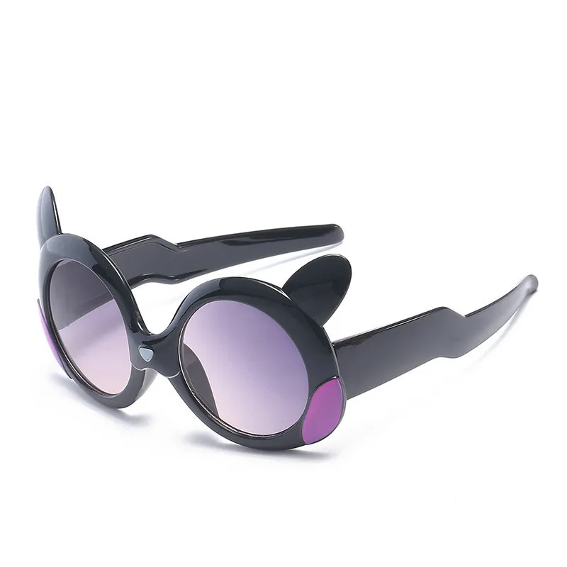 Модные маленькие милые Солнцезащитные очки с УФ защитой Мультяшные