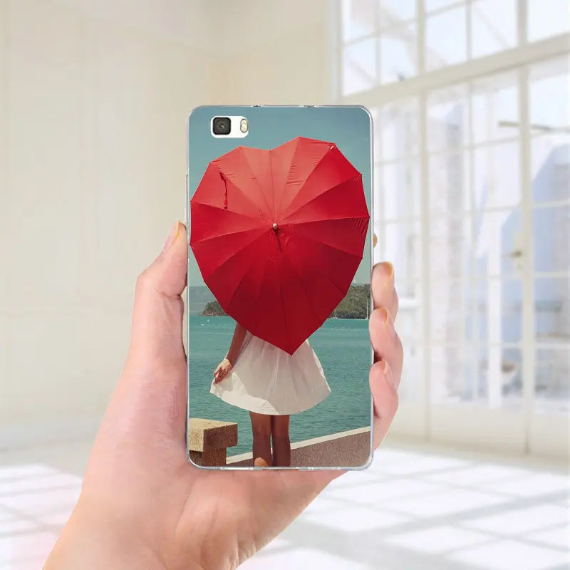 Милые зонтики лампы дождь арт Чехлы для huawei Honor 4C 5A 5C 5X6 6A 6C 7 7A 7C 8 8C 8S 8X 8A 10 10i 20 20i Pro Lite