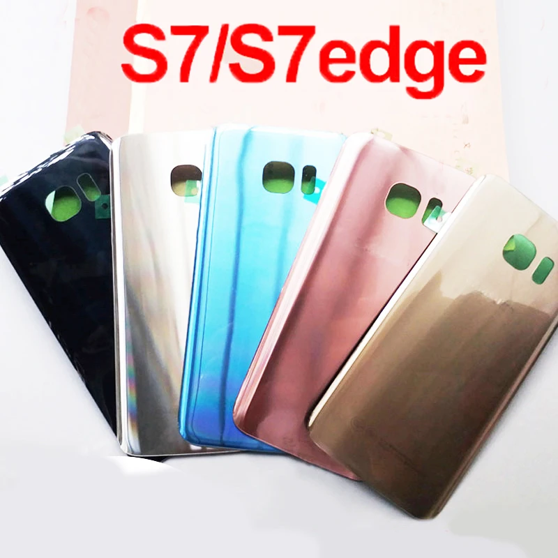 Стеклянная Крышка батарейного отсека для SAMSUNG Galaxy S7 G930F/S7 Edge G935F|Корпусы и рамки