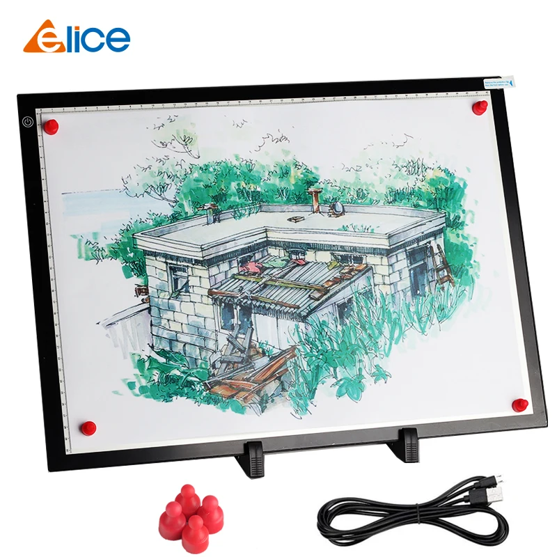 Elice A3 светодиодный светильник Pad Artcraft Трассировка коробка копия доска Цифровая