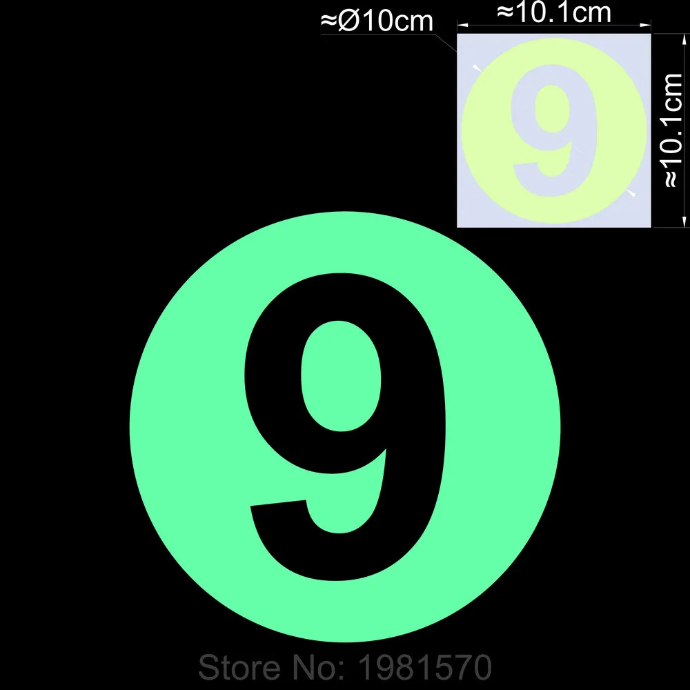 

Светящиеся наклейки NICELET для дома