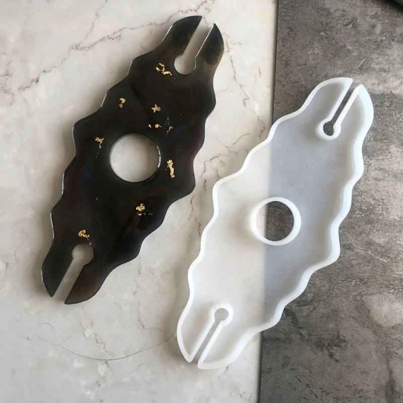 

3 Pcs/Set Crystal Epoxy Resin Mold Coaster Casting Silicone Mould DIY Crafts Jewelry Making Tool