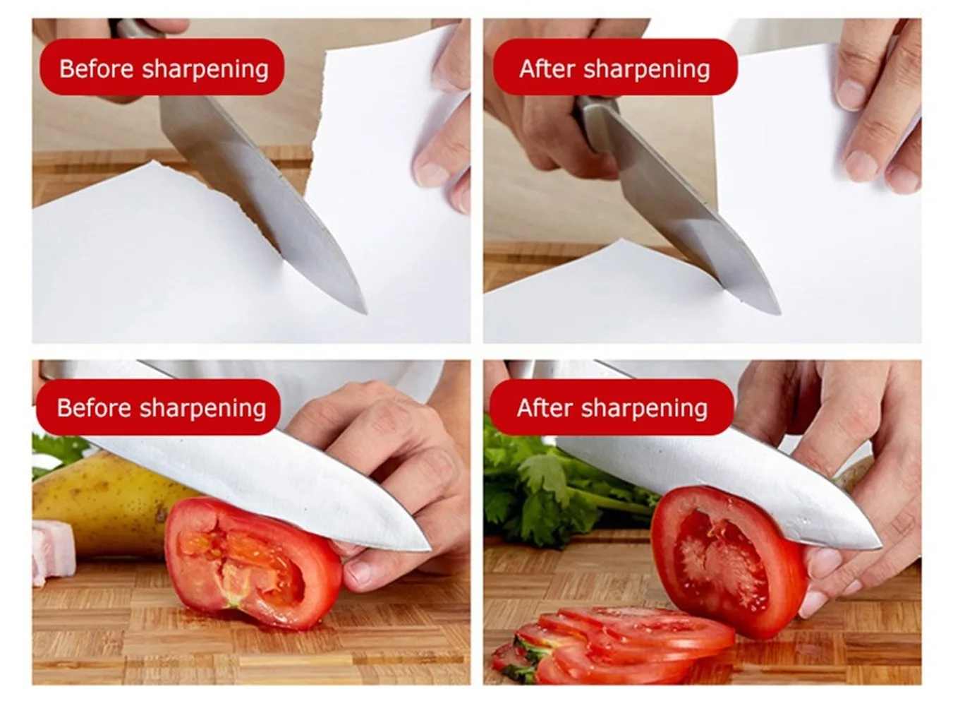 

USB Electric Knife Sharpener Kitchen Professional Rotary Stone Sharpener Automatic Easy Fast Knife Scissor Sharpening Machine