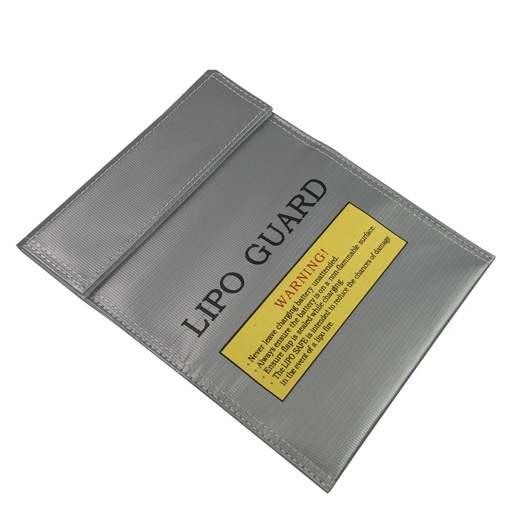 Огнеупорная сумка безопасная для аккумулятора LiPo 180X230 мм радиоуправляемых