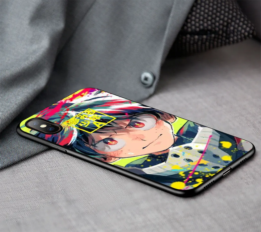 Мягкий силиконовый чехол IYICAO My hero Academy для iPhone 11 Pro Max XR X XS 6 6S 7 8 Plus 5 5S SE |
