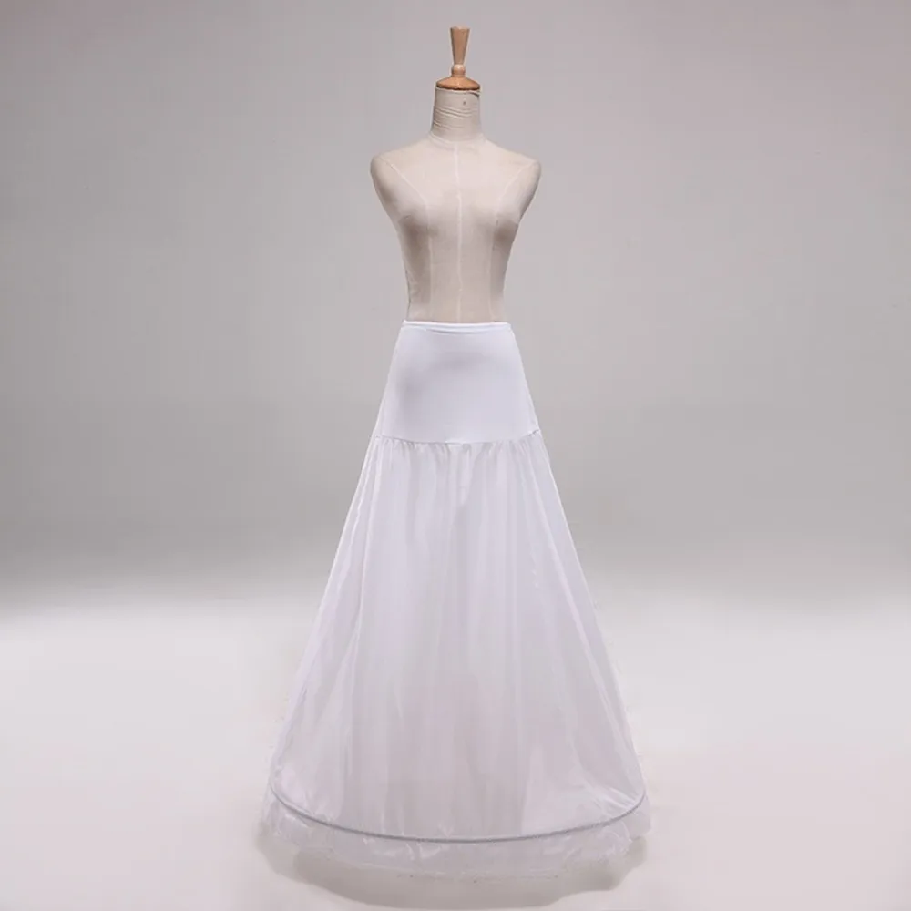 

Нижняя юбка HONGFUYU с завышенной талией, 1 обруч для свадебного платья а-силуэта, свадебные Нижние юбки, свадебная юбка, длиной 110 см (43,4 дюйма)