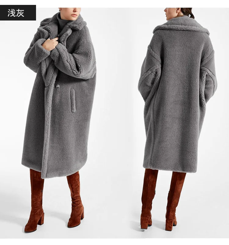 2019 Winter Thick Warm Faux Fur Coats Women Oversized 10 Colors Teddy And Jackets Ladies cwf0182-5 | Женская одежда