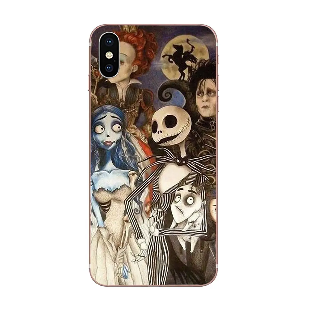 For Galaxy Grand A3 A5 A7 A8 A9 A9S On5 On7 Plus Pro Star 2015 2016 2017 2018 High Quality Classic Phone Case Movie Tim Burton | Мобильные