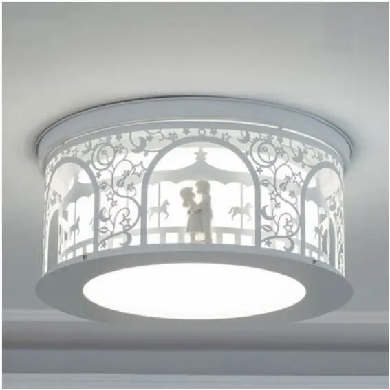 

Bedroom ceiling lamp living room Nordic led round modern minimalist style children's room balcony restaurant art lamp