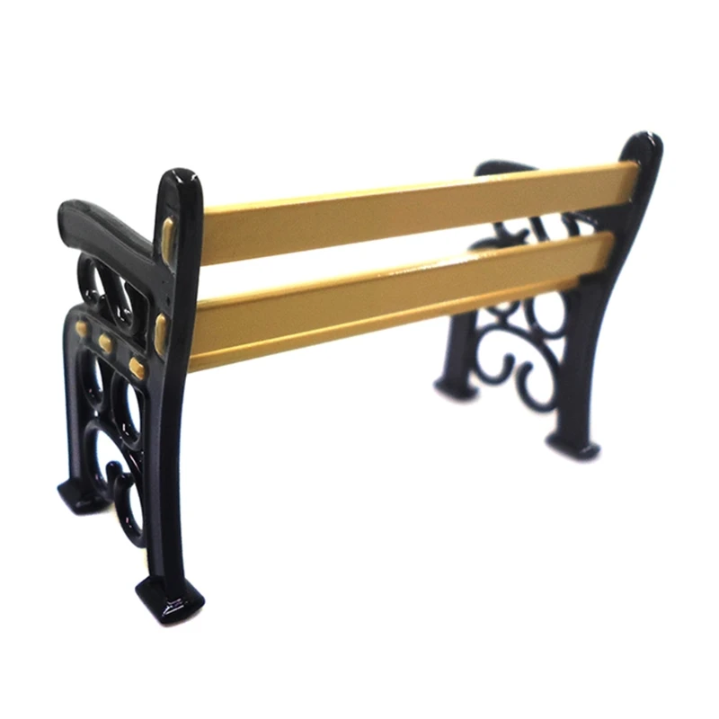 

5pcs/set 1/12 Mini Dollhouse Miniature Accessories Garden Tool Boots Bench Model 634F