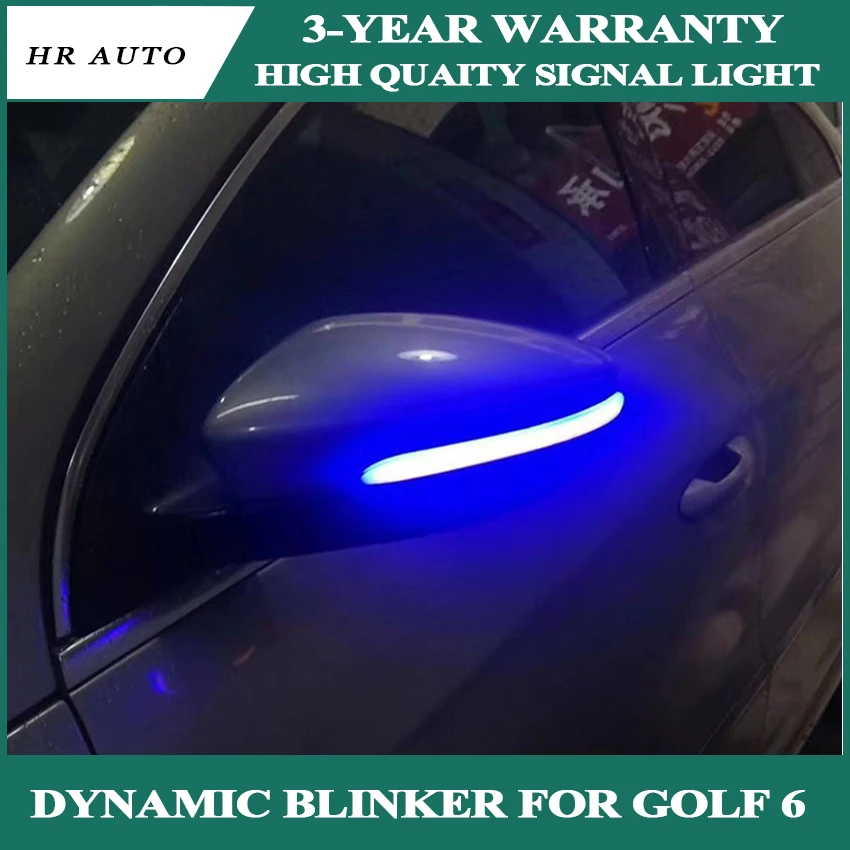 Светодиодный индикатор поворота для VW Golf MK6 GTI 6 R line поворотник с боковым зеркалом
