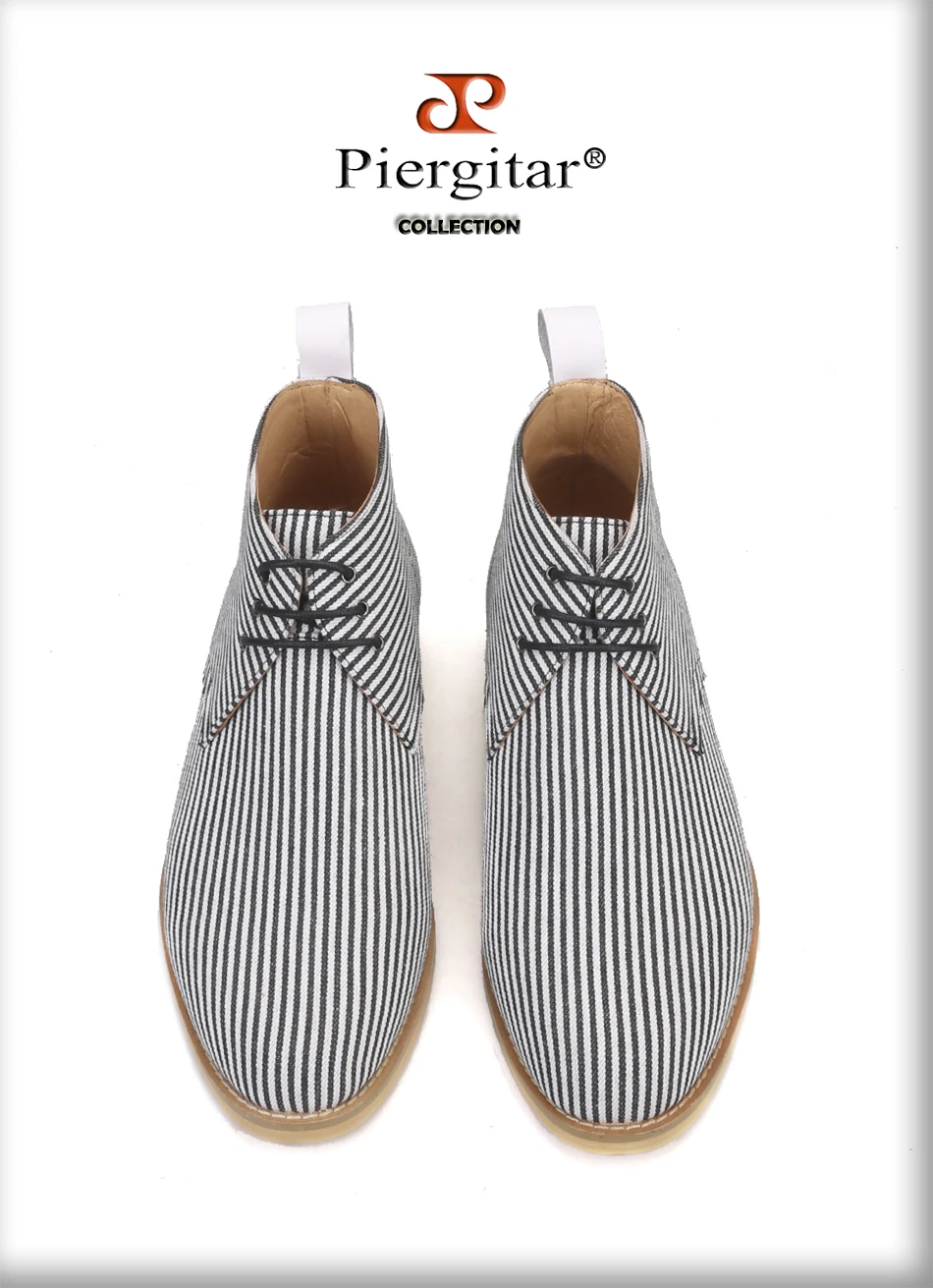 Piergitar/ г., серые цвета, британский стиль, Классические мужские ботинки chukka осенне-зимние стильные мужские Ботильоны мужские повседневные ботинки ручной работы