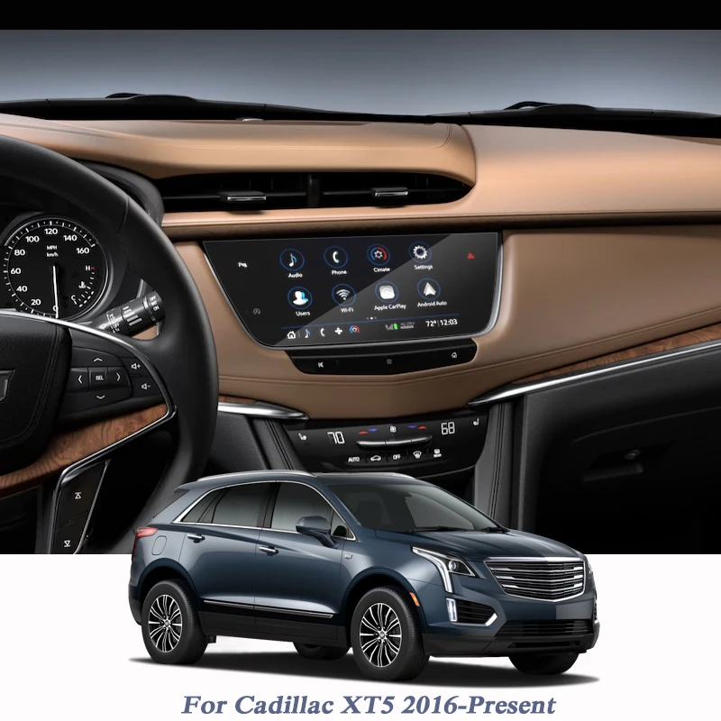 

Для Cadillac XT5 2016-г. в., Стайлинг автомобиля, GPS-навигация, экранная пленка, стекло, пленка для приборной панели, дисплей, ТПУ, автомобильные аксес...