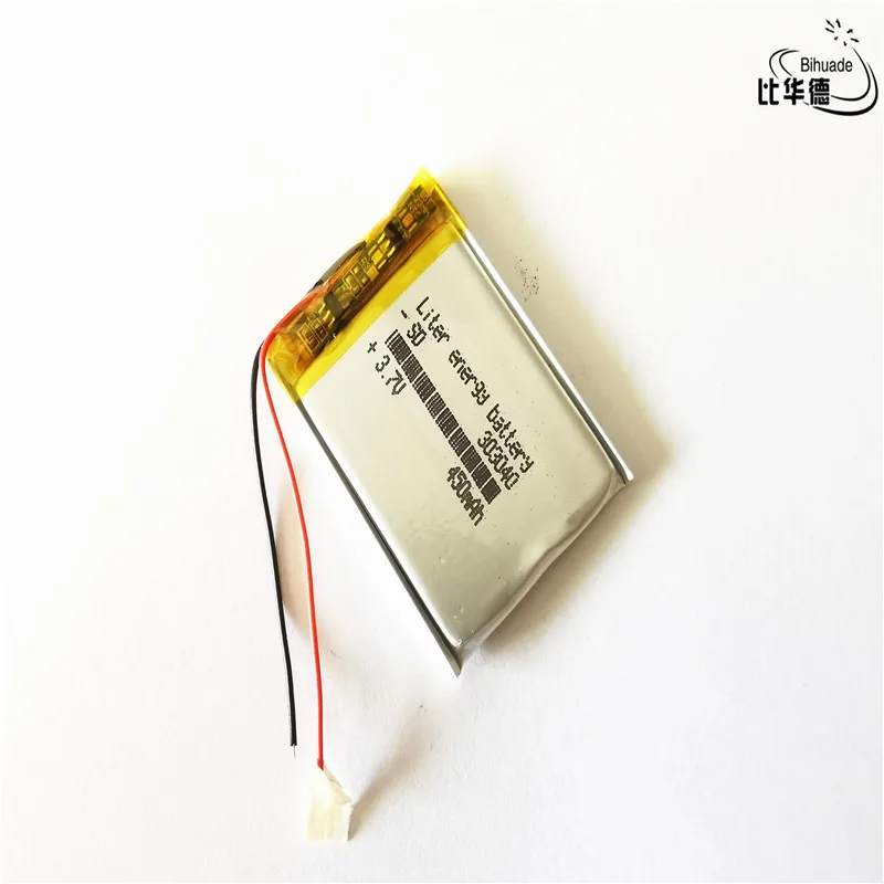 MP3, MP4 gps тонкий маленький игрушечный аккумулятор 303040 полимерная аккумуляторная батарея 450mah литий-ионные батареи
