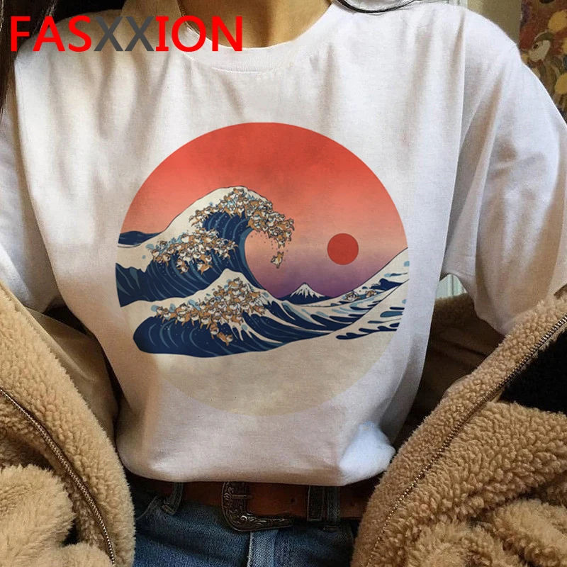 

Эстетика Vaporwave женская одежда harajuku kawaii tumblr grunge Летний Топ harajuku kawaii