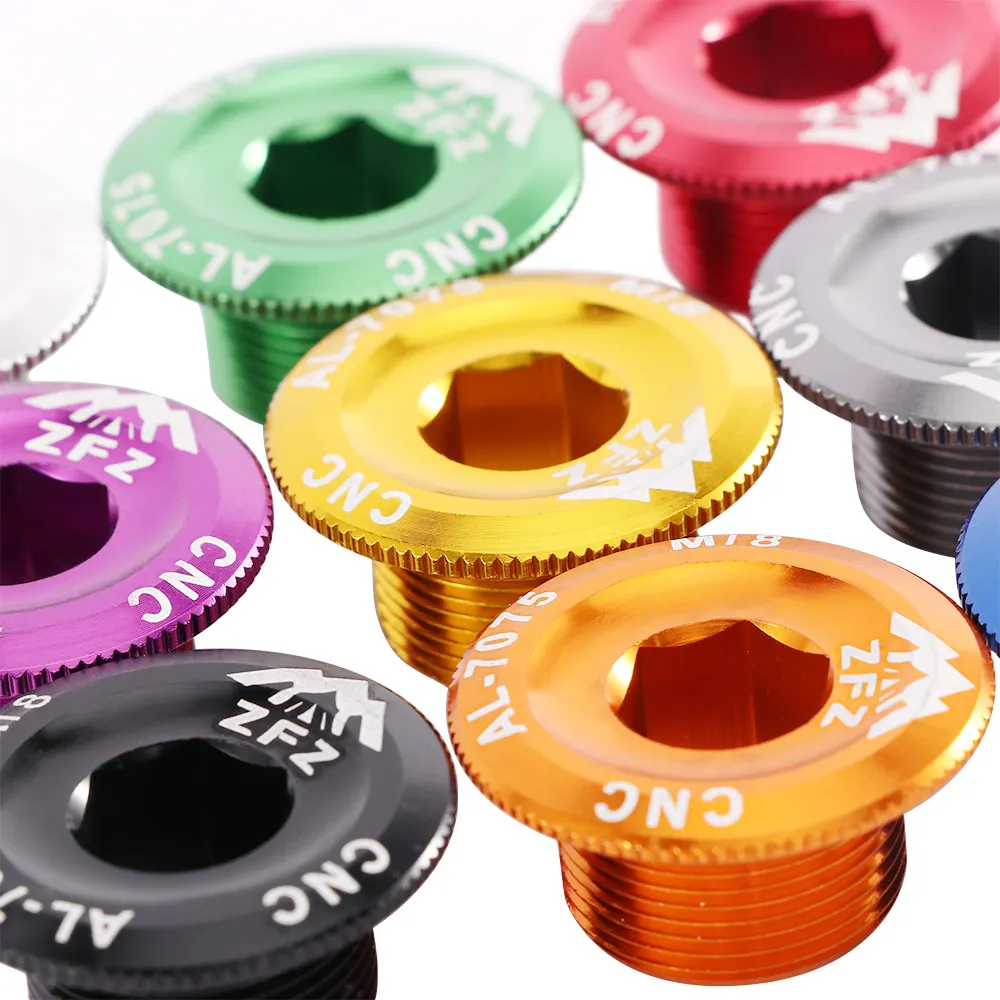 M15 M18 M20 Aluminum Alloy Crank Bolt Cover Cap Bike Bottom Bracket Arm Fixing | Спорт и развлечения