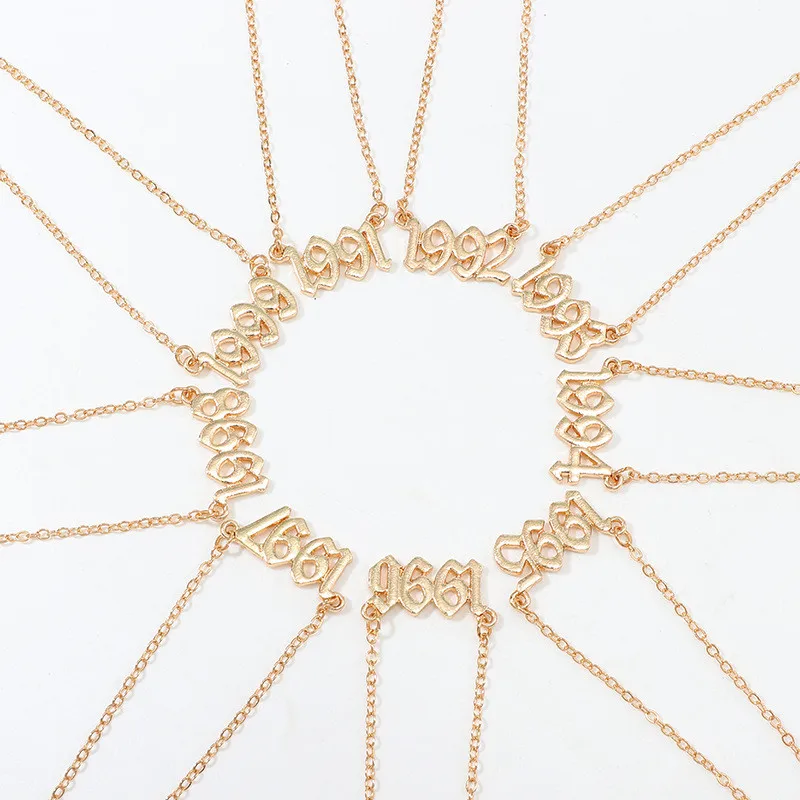 Ожерелье с подвеской для женщин и мужчин 3 шт./компл. от 1991 до 1998 лет ювелирные