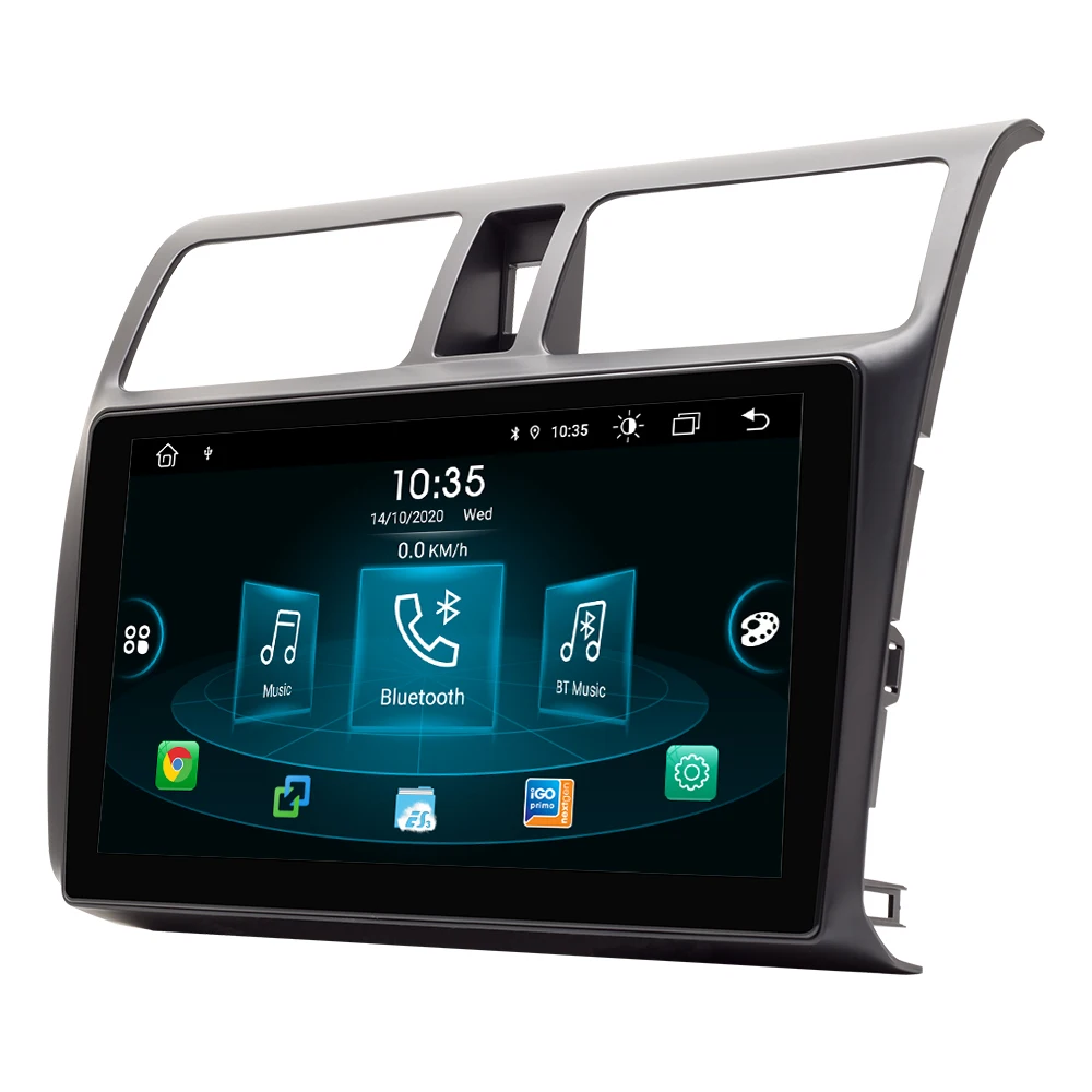 Автомобильный мультимедийный плеер Carplay 2 Din 6 ГБ + 128 Гб Android 11 для Suzuki Swift 2005 2006 2007