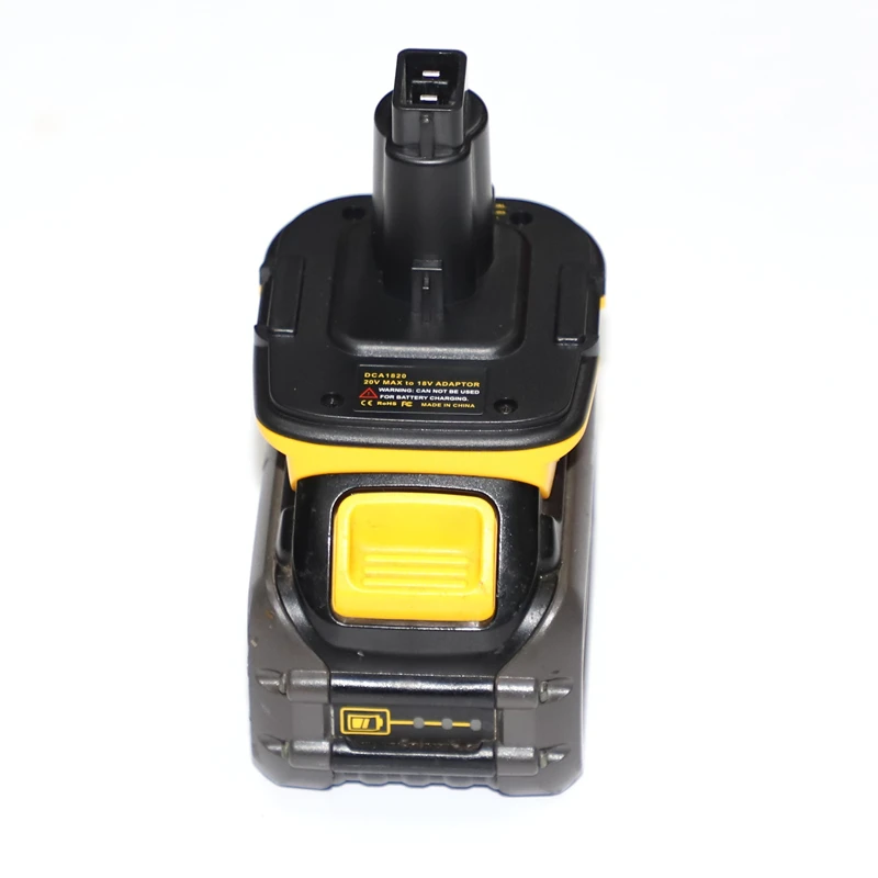 DCA1820 батарея адаптер USB выход для Dewalt DC9096 Ni-cd Ni-MH аккумуляторные инструменты совместим с 20 в Макс литий-ионная батарея DCB200