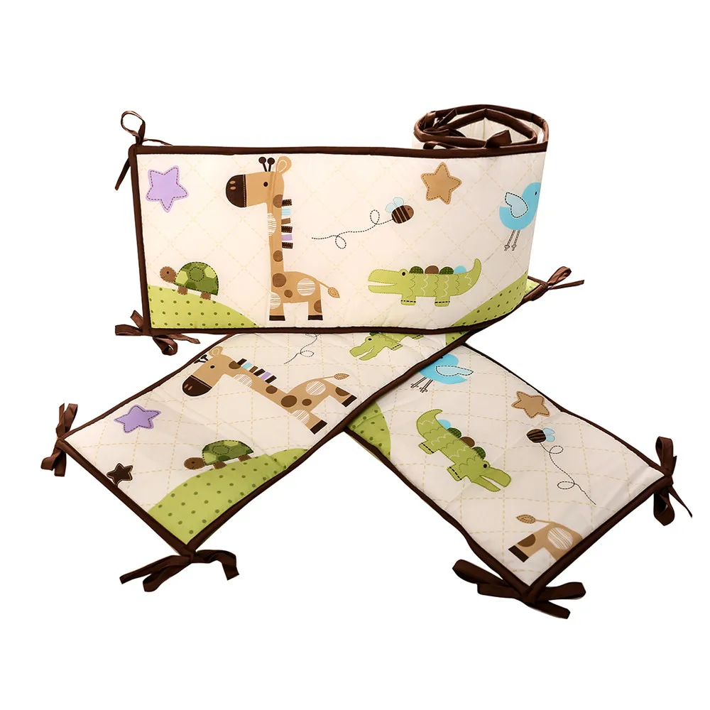 Комплект постельного белья для малышей с вышивкой из 6 предметов 100% хлопок |